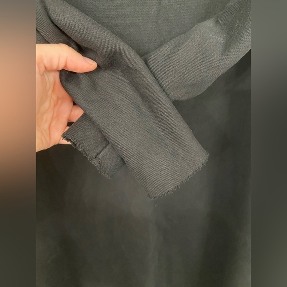 Frank & Eileen Izzie Triple Fleece Sweatshirt Party Dress Black Size Medium - Picture 8 of 8